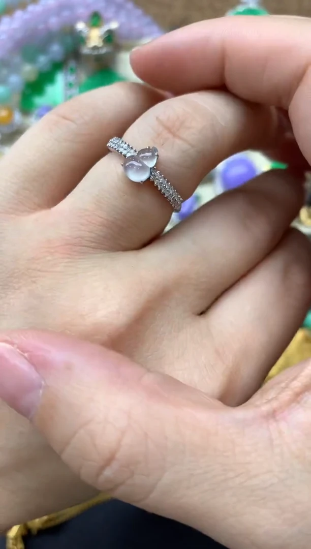 【闪购商品】翡翠戒指18K金镶嵌232-中国好珍宝