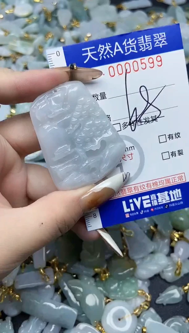 【闪购商品】翡翠颈饰未镶嵌天然A货翡翠