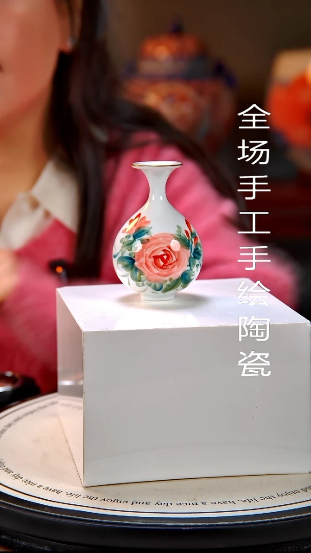 摆件陶景德镇手绘陶瓷2