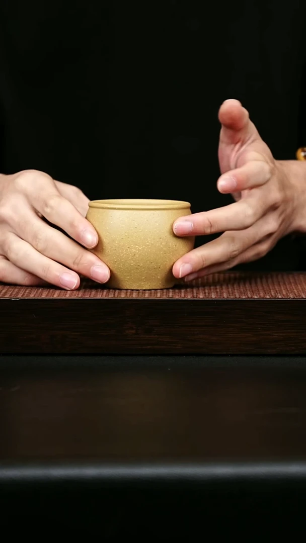 茶杯紫砂宜兴紫砂 主人杯 黄金段h470