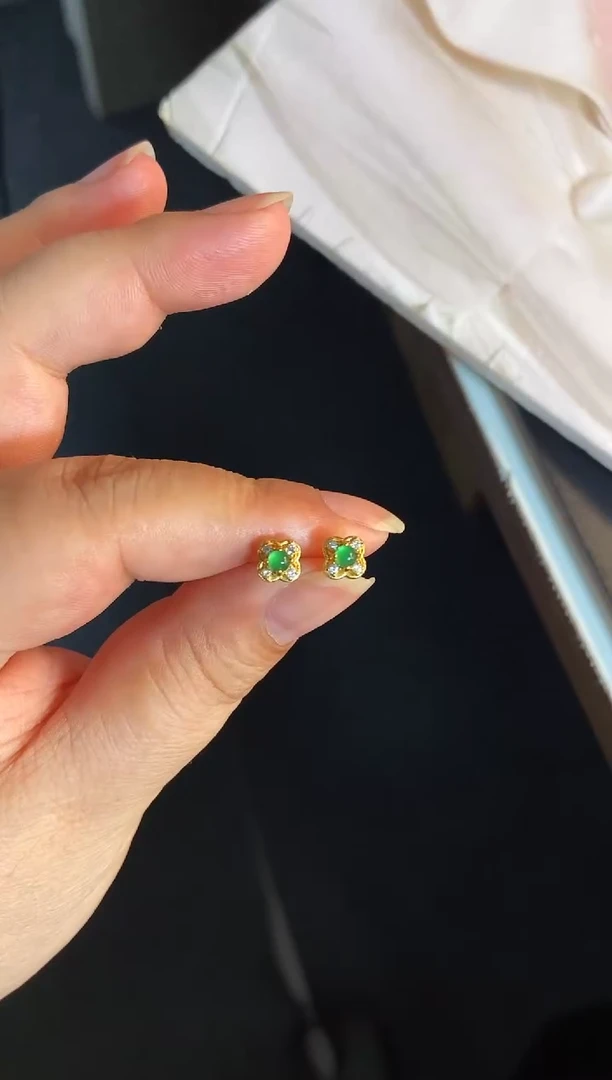 吊坠(不含链)银S925镶嵌翡翠1