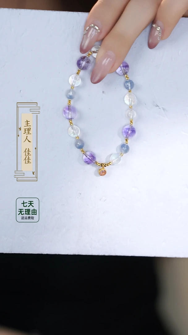 【闪购商品】水晶手串18K金镶嵌@@@@@@@@@@@