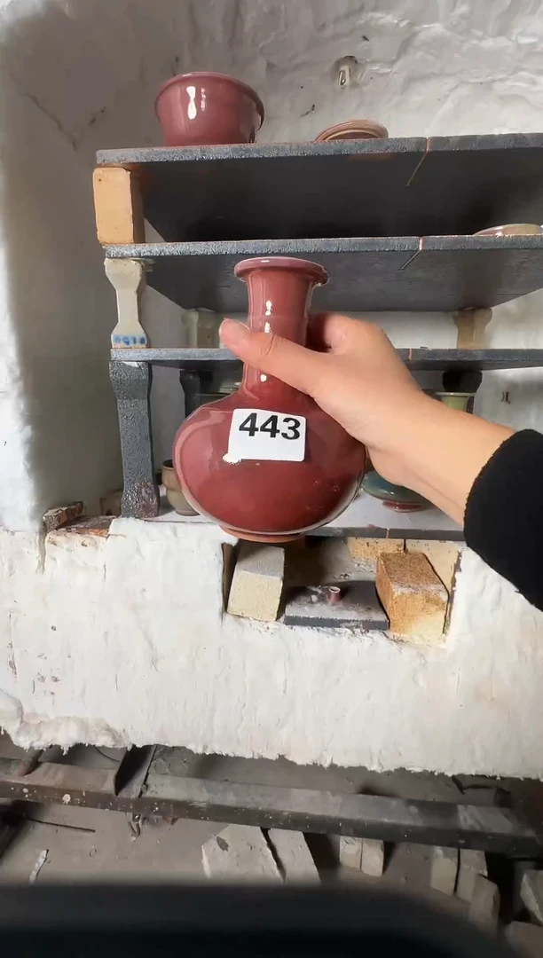 瓶钧瓷兰山窑手作器物443 全品