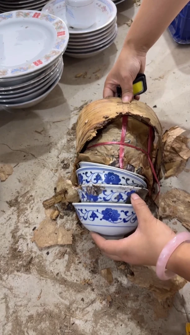 摆件十只碗12.5厘米有瑕请慎拍