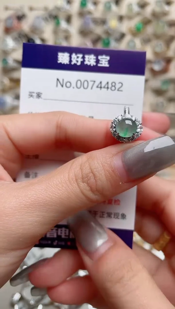 【闪购商品】翡翠戒指银S925镶嵌·