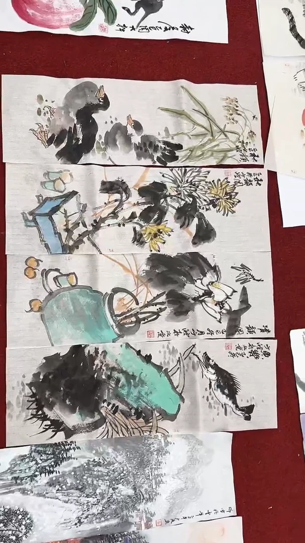 国画李少波/国画/花鸟