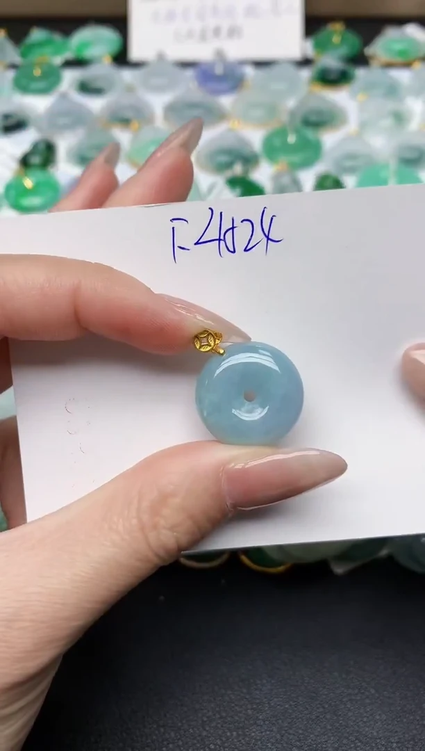 颈饰未镶嵌翡翠天然缅甸A货翡翠百元以上9元证书费自理