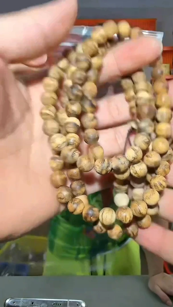 沉香手串107号长串42g0.9多样性发一