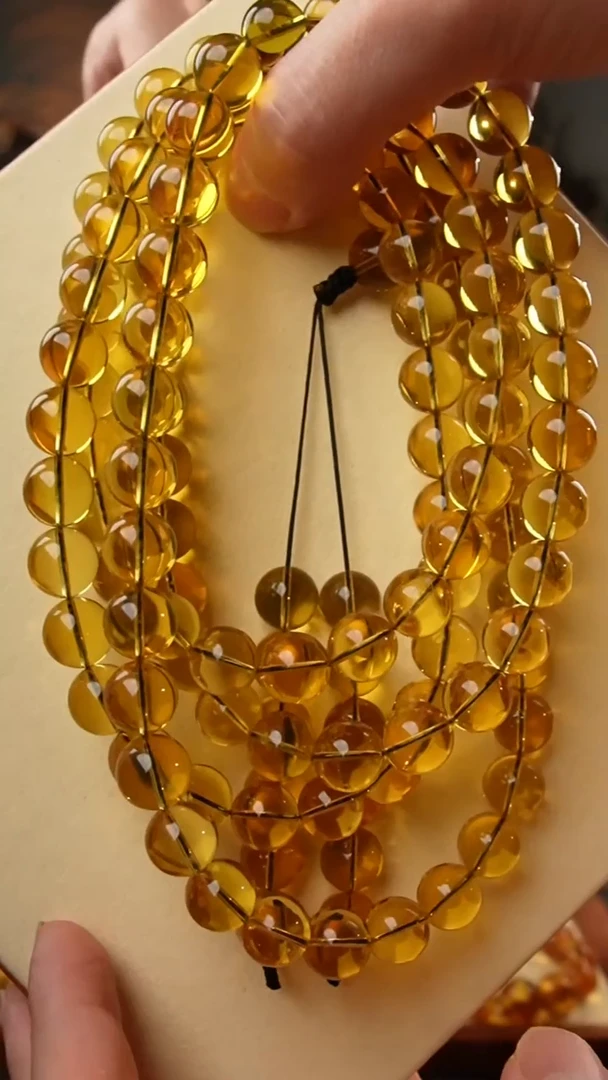 【闪购商品】琥珀颈饰未镶嵌11+墨西哥蓝珀108净水