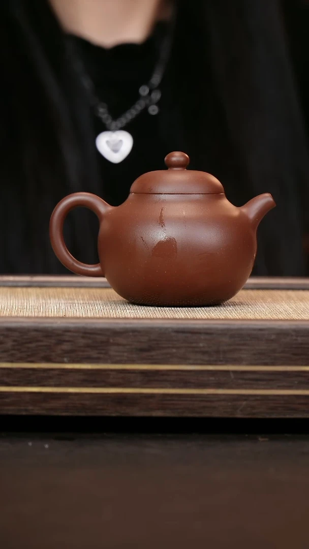 茶壶紫砂原矿紫泥  文旦