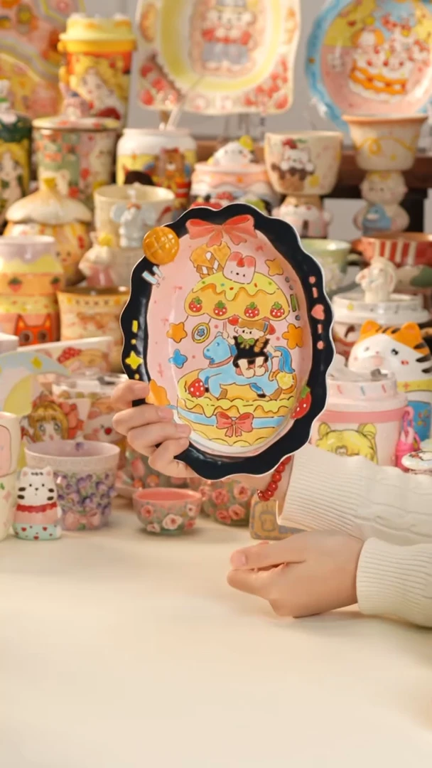 其他陶景德镇釉下彩手绘设计师款陶瓷