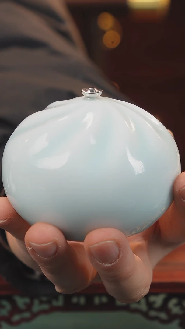 【闪购商品】摆件纯手工包银（赢）瓷