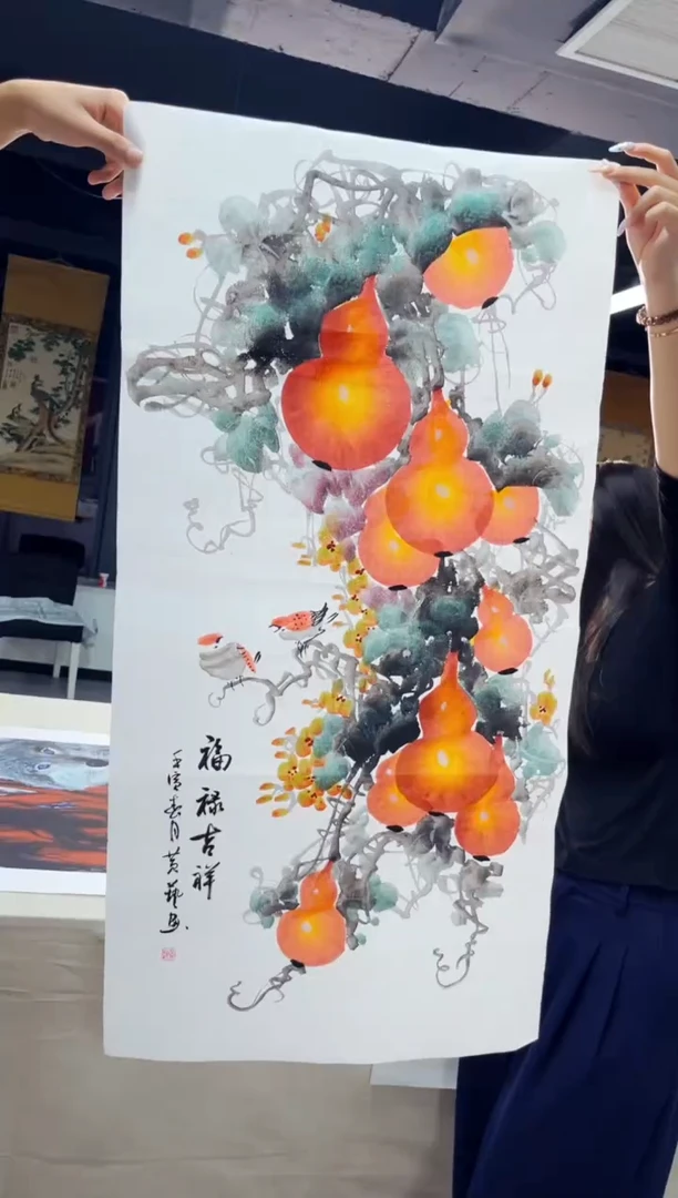 国画匠铜文心精选国画风系列HF016