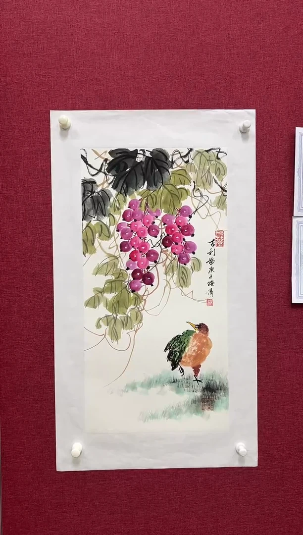 国画梅清老师2pc花鸟作品