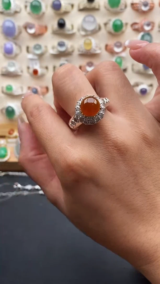 未镶嵌戒指翡翠缅甸天然A货翡翠11   9-10