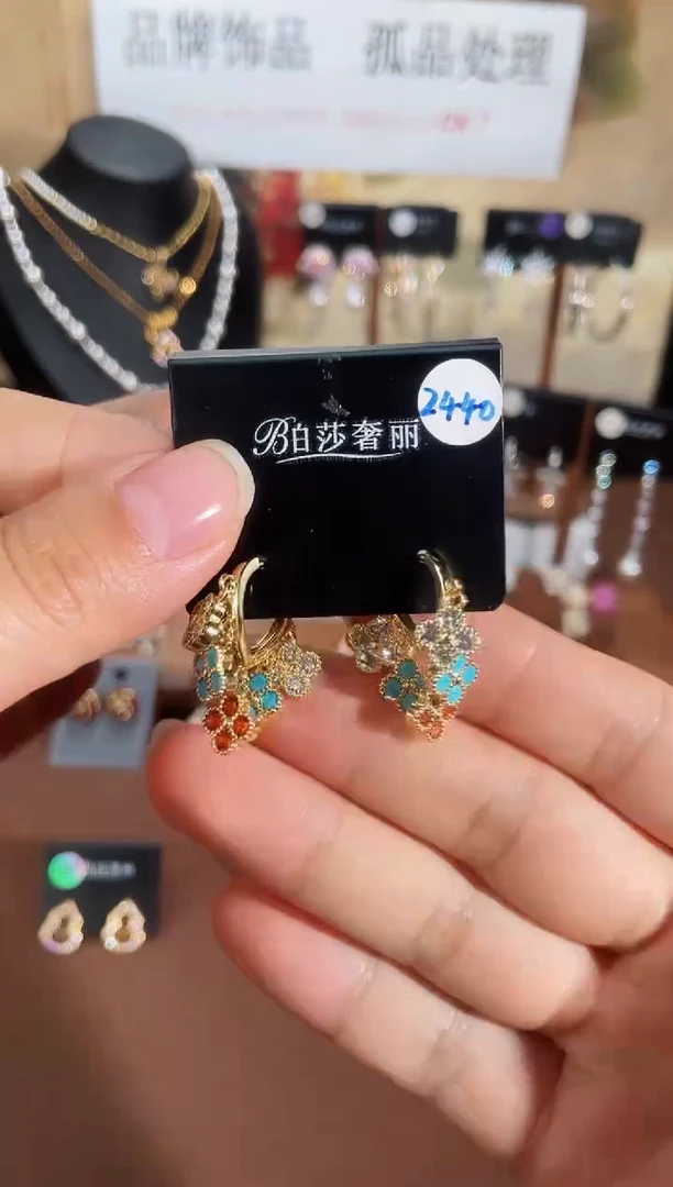 合金925银锆石柏2440