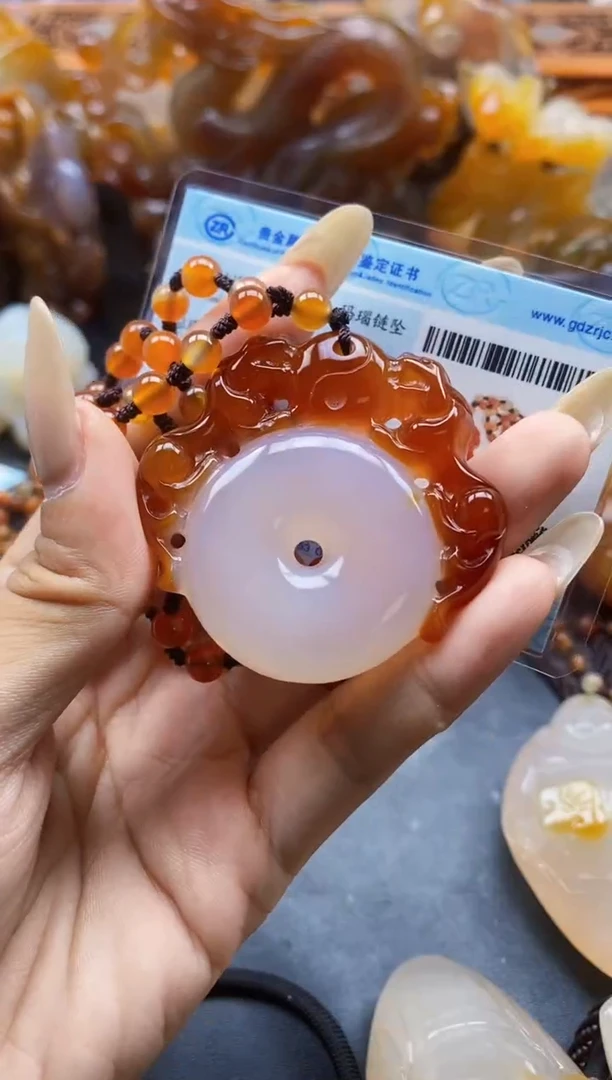 玛瑙/玉髓挂件未镶嵌用****2ll