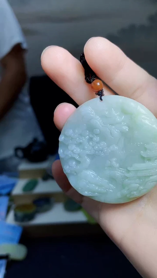 和田玉未镶嵌颈饰1