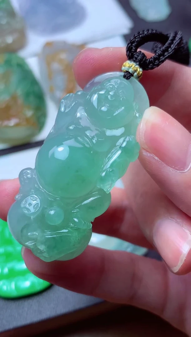 翡翠未镶嵌颈饰天然翡翠