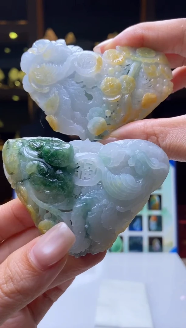 未镶嵌定制翡翠翡翠A货XH038（底座）