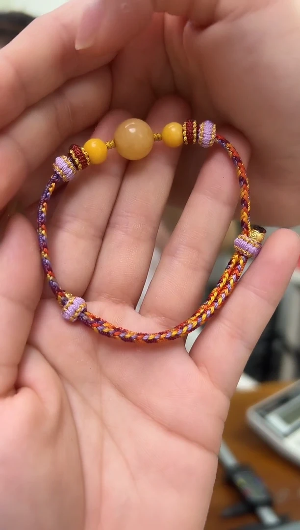 未镶嵌蜜蜡裸石琥珀蜜蜡手串多样性发一条