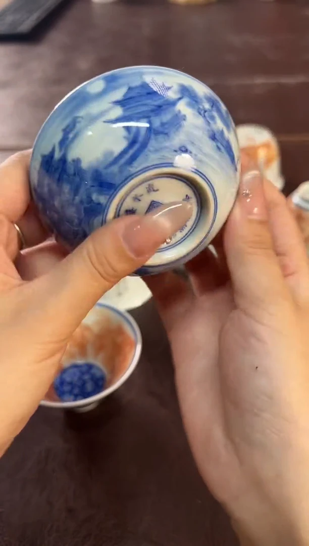 瓷片瓷片景德镇瓷器茶器茶杯
