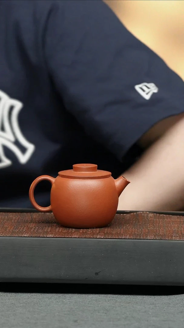 茶壶紫砂五堂  金刚小方丈-朱泥