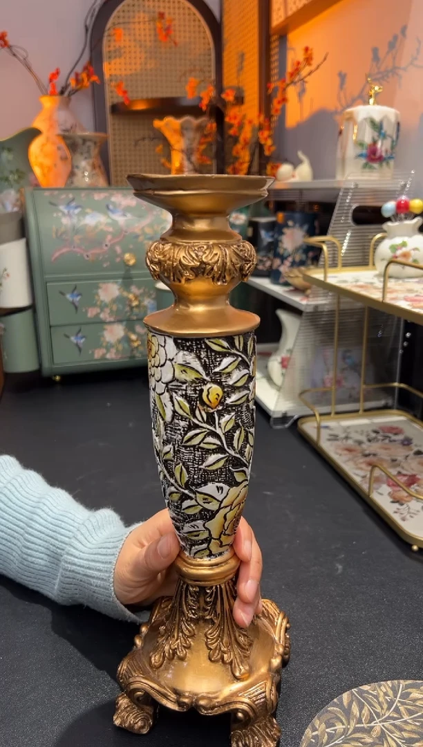 外贸陶瓷铁艺家居百货-烛台