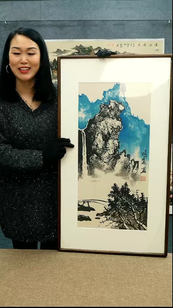 【闪购商品】国画52*92唐鹏高老师山水