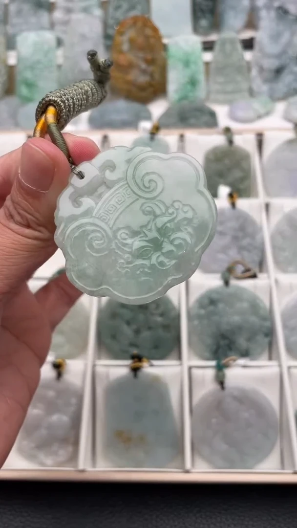 颈饰未镶嵌翡翠天然缅甸翡翠A货440