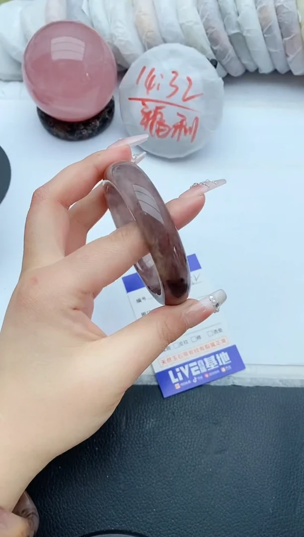 【闪购商品】石英质玉手镯未镶嵌G252+57/58