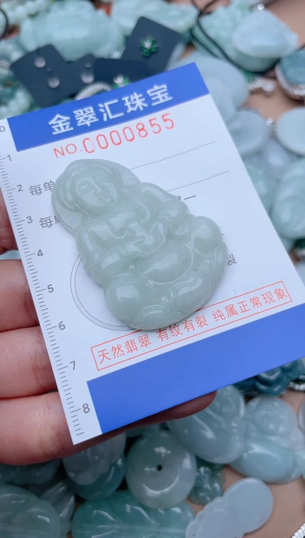 翡翠未镶嵌颈饰855