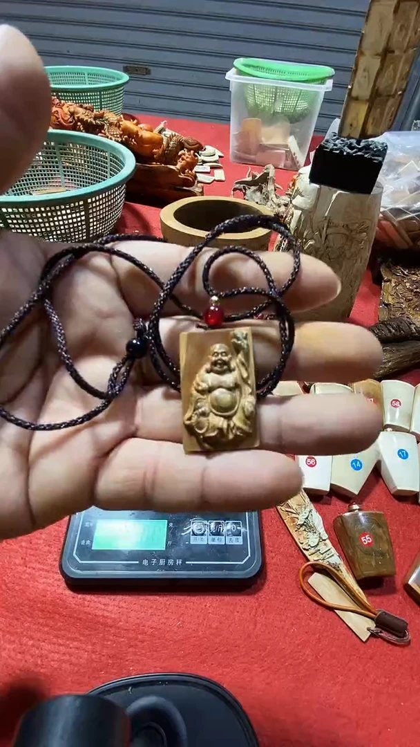 泥塑小把玩件摆件