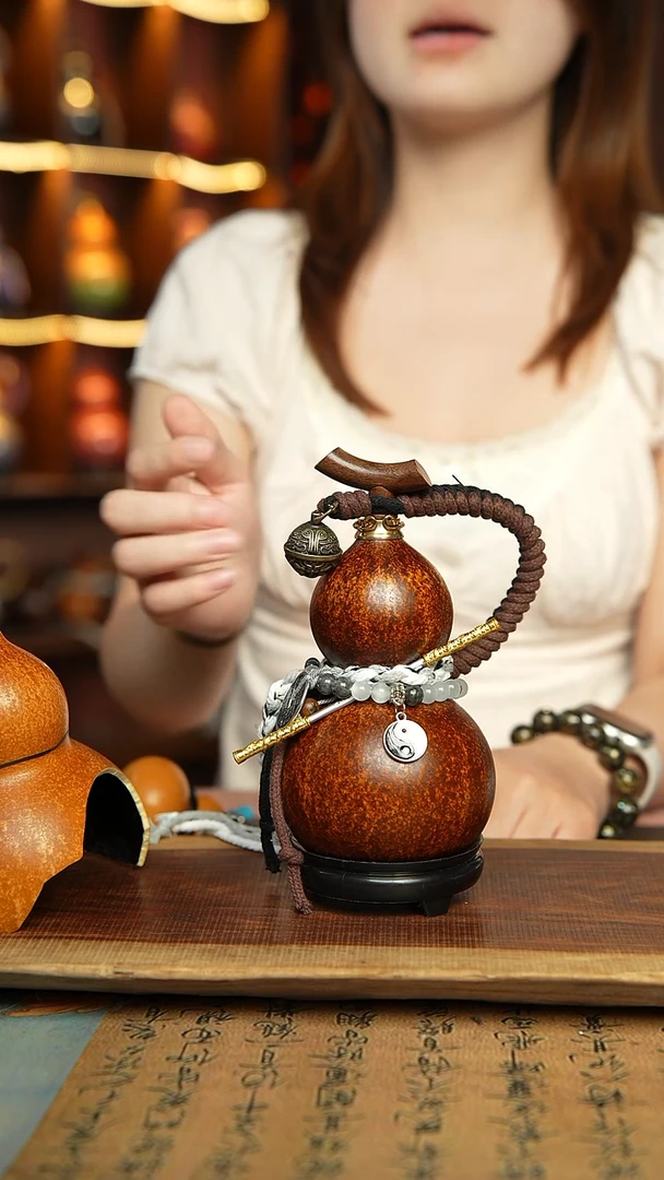 113号400ml左右非遗大漆酒葫芦