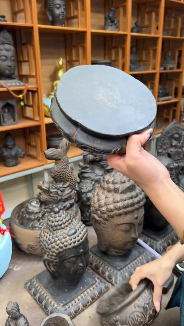 陶土【火山泥】金箍坛底座