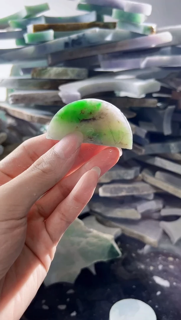 裸石翡翠缅甸翡翠A货陈8188