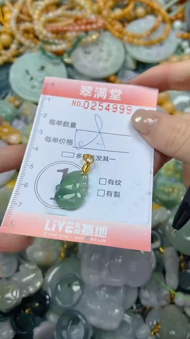 未镶嵌挂件翡翠闪购0254999