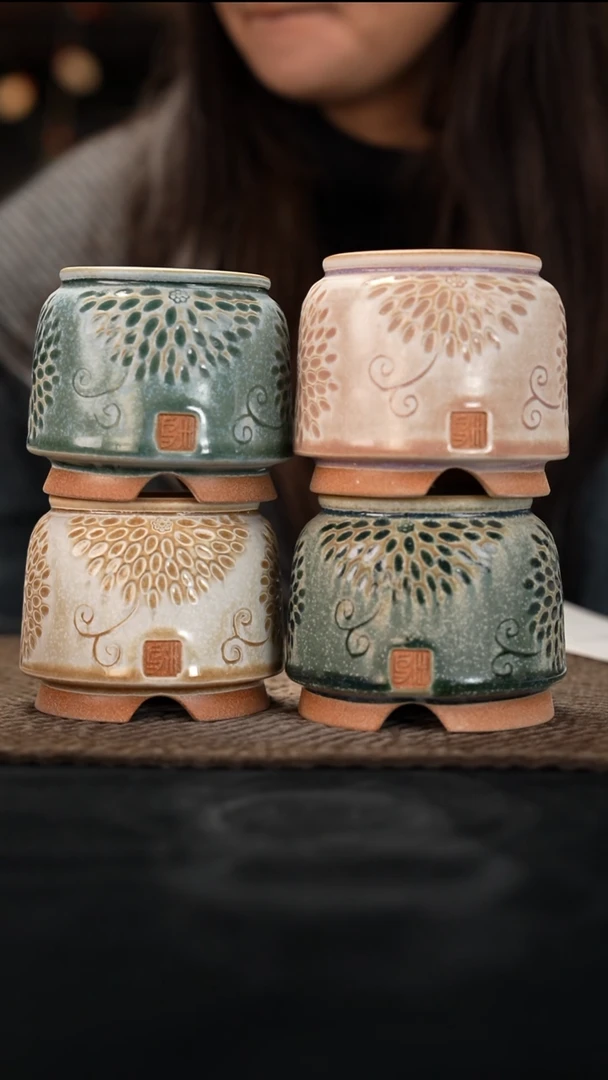 12-14-078花盆口径6一组4个