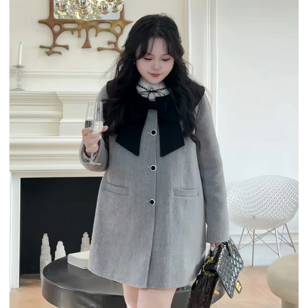 秋冬季新款法式千金感赫本风外套