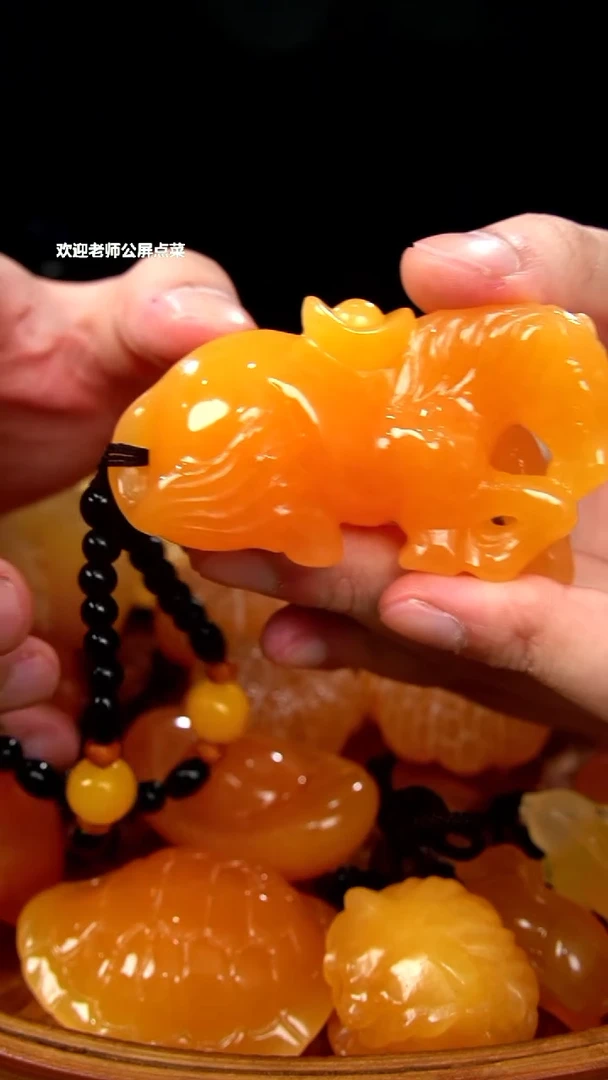 印尼石马上有米手把件