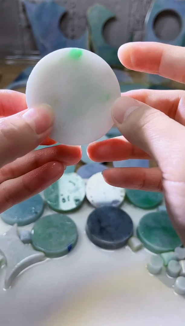 裸石翡翠天然翡翠A货090