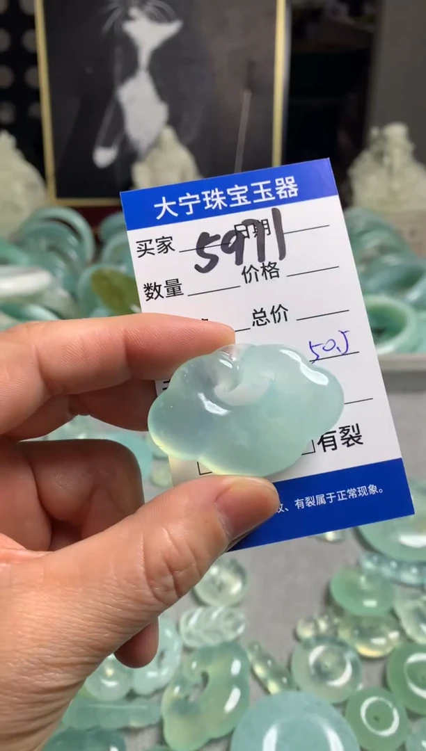 【闪购商品】蛇纹石玉未镶嵌颈饰5971