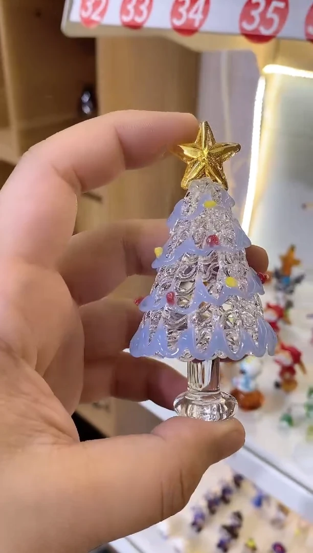 琉璃手工艺品圣诞树
