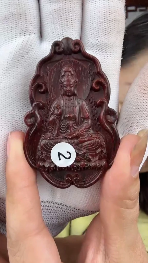 檀香紫檀（小叶紫檀）小叶紫檀观音脖挂2号