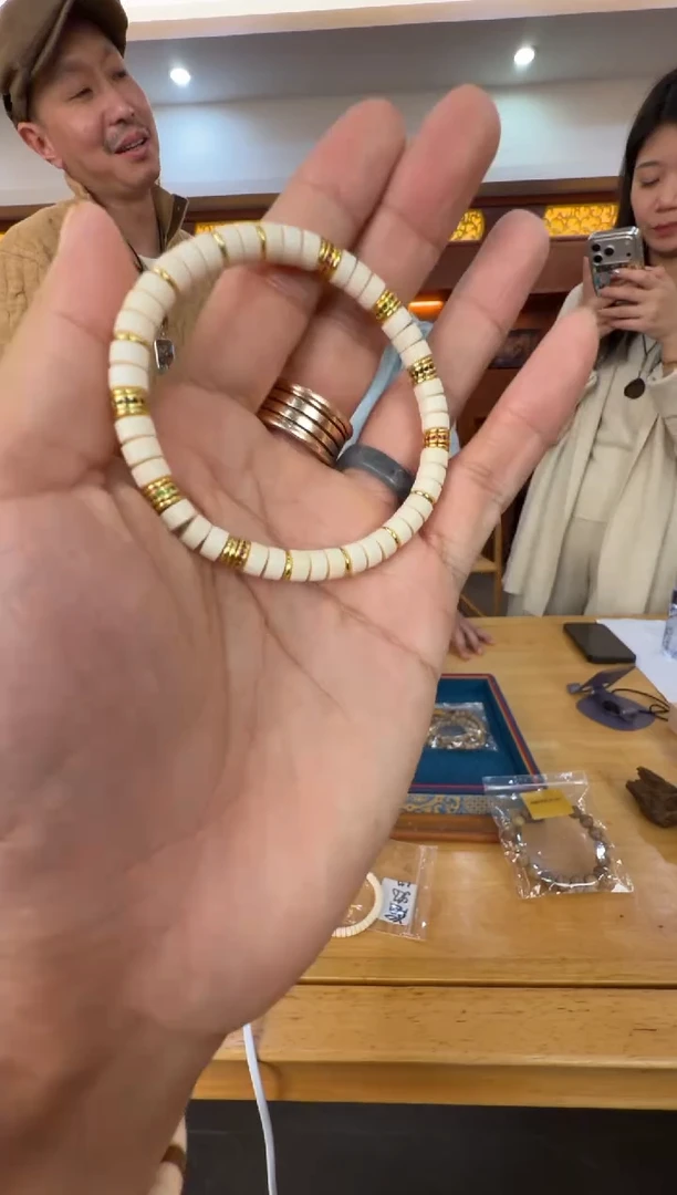 瓷片@@镀金切片单圈