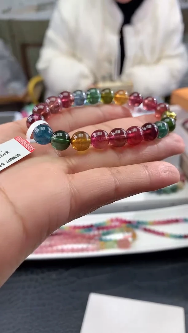 【闪购商品】碧玺手串未镶嵌多样性发一条