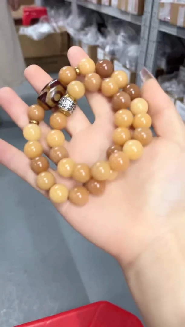 菩提根/象牙果吊坠手串 素圈不带配饰
