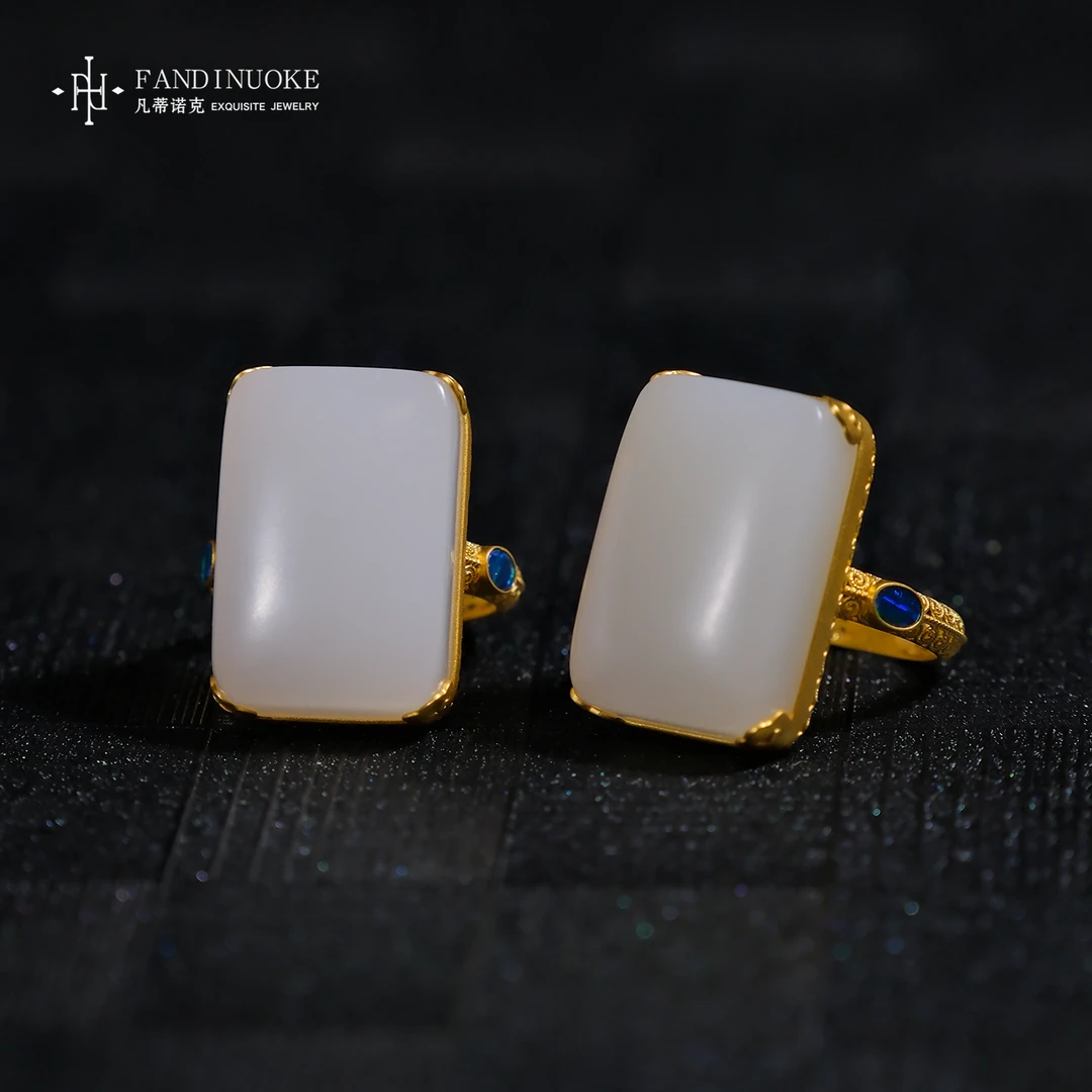 【加加专属】11  MJ59947-18K金镶和田玉戒指-多样性发一件-22×15mm