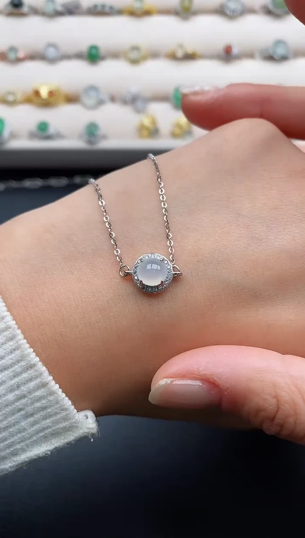 银S925镶嵌戒指翡翠888888+2