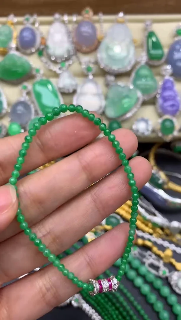 未镶嵌手链翡翠290-中国好珍宝